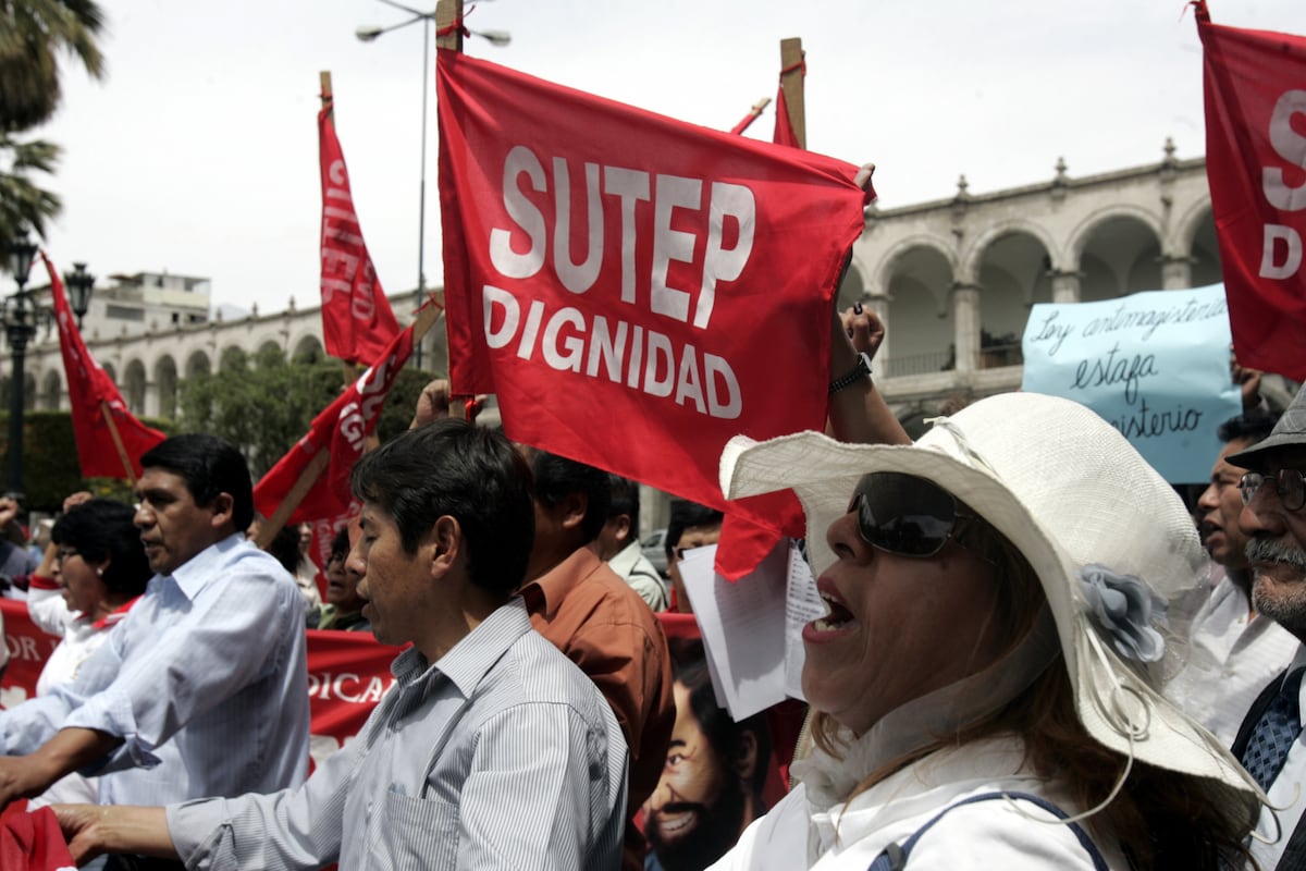 Entre los reclamos económicos, el Sutep solicita cancelar las deudas que, según señala, están pendientes desde el 2025. Foto: USI