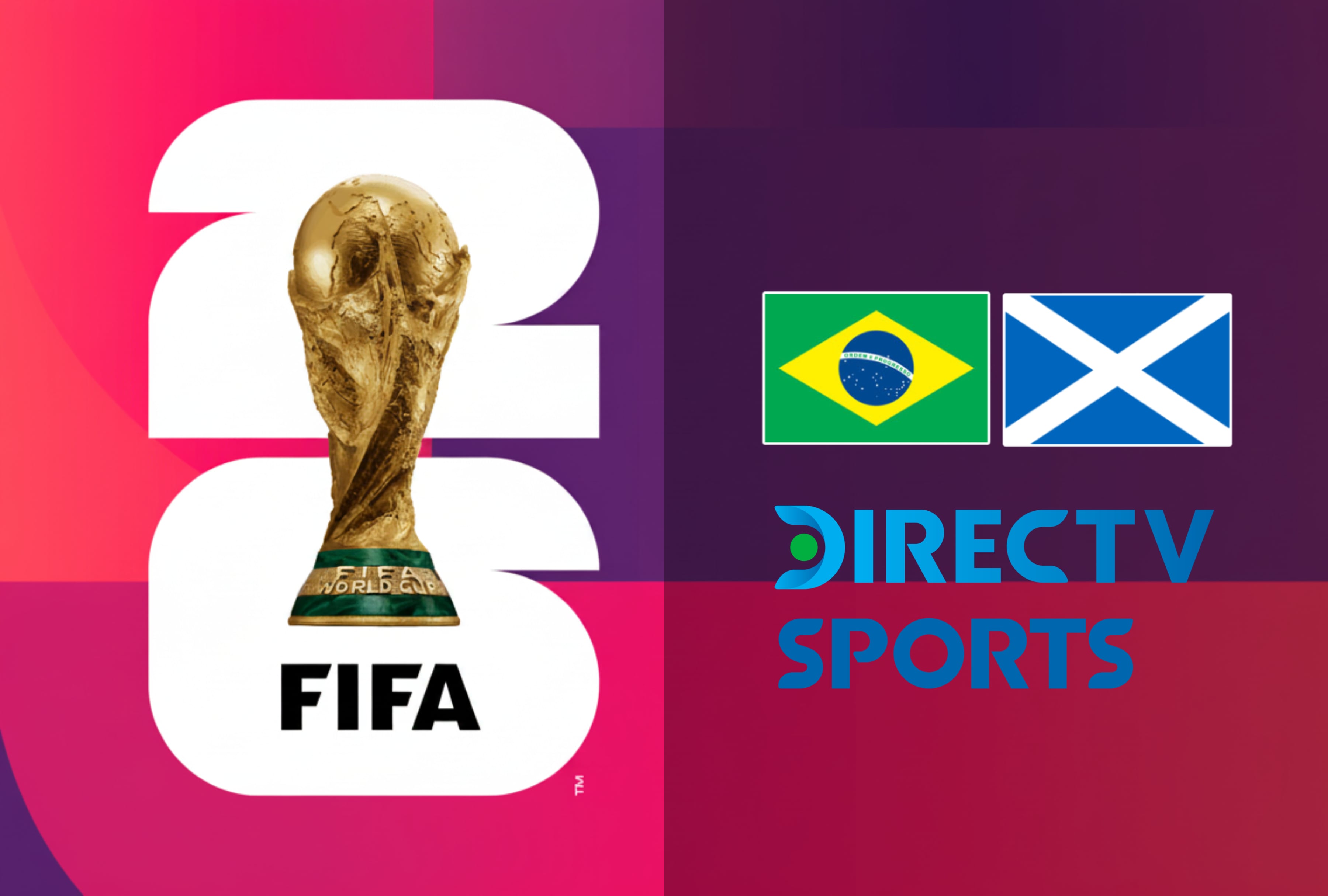 Sintonice DIRECTV en vivo gratis para saber dónde ver el partido Brasil vs. Escocia por el Mundial 2026. Cobertura completa del juego en directo a través de Fútbol Total TV y la plataforma digital DGO online. | Crédito: fifa.com / Composición Depor