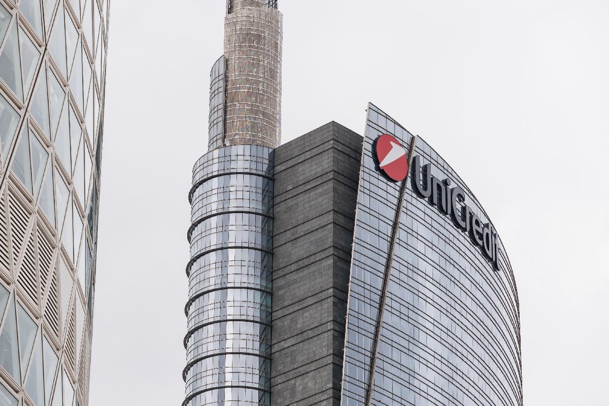 La sede de UniCredit SpA en Milán, Italia, el lunes 28 de julio de 2025. Fotógrafo: Giuliano Berti/Bloomberg