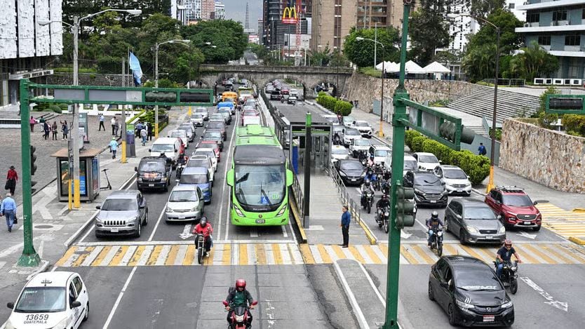 El número de vehículos en Guatemala ha aumentado de 3.2 millones a 6.2 millones en los últimos diez años. Foto: Getty Images