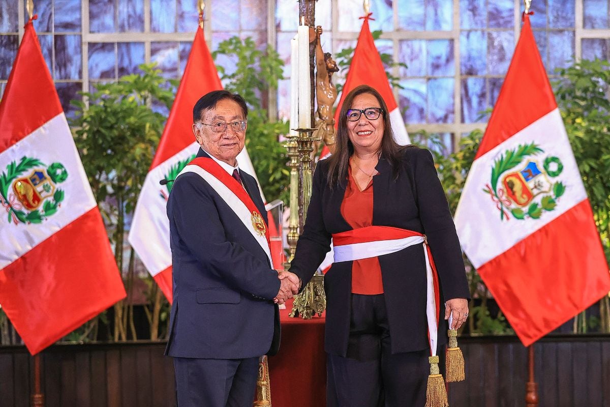 Nelly Paredes del Castillo es ratificada ministra de Ambiente. Foto: Presidencia.