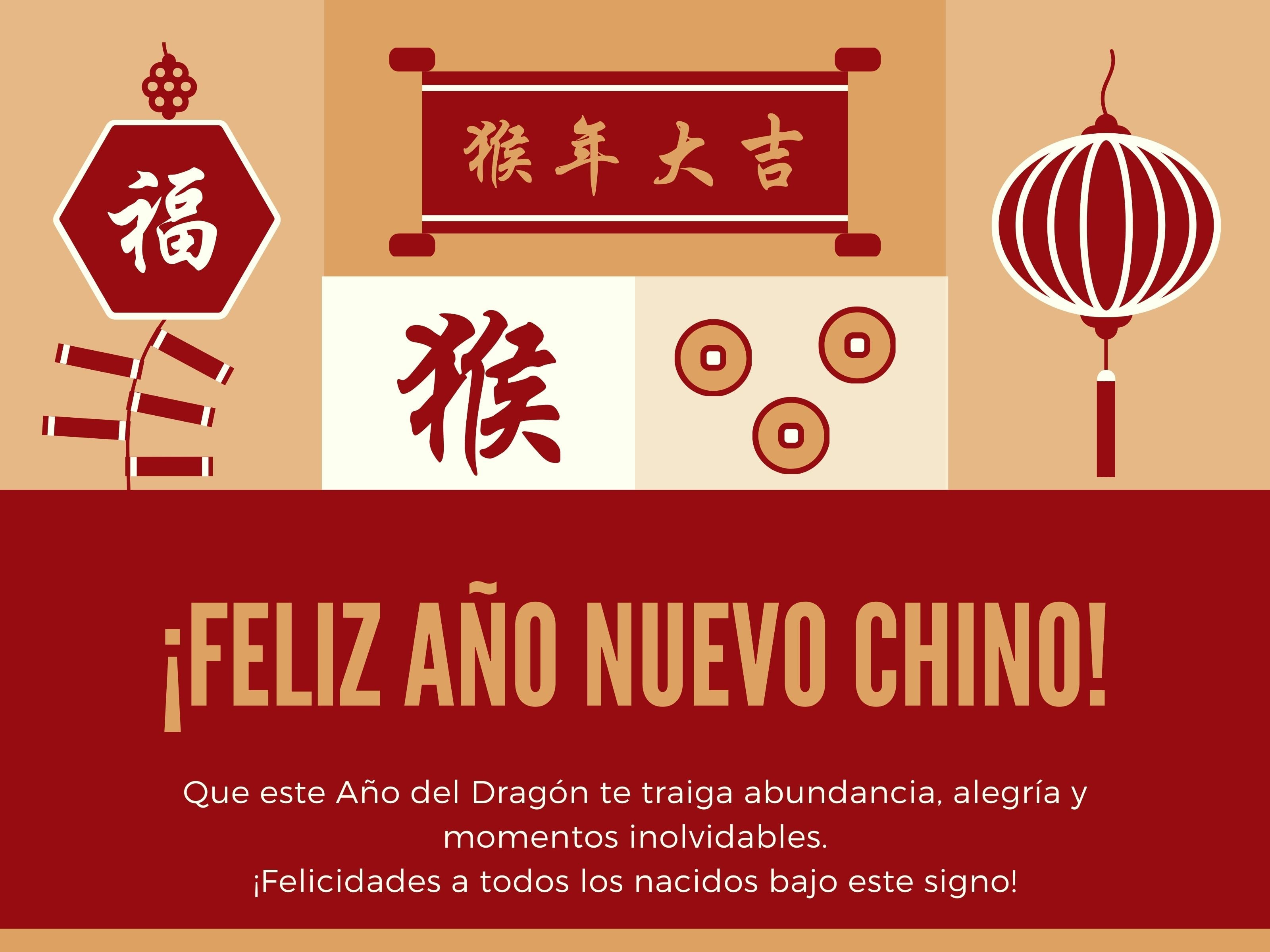 Esta es una de las frases que puedes utilizar para saludar a aquellos nacidos bajo el reinado del Dragón. (Foto: Canva Creative Studio)