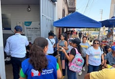 Defensoría corrobora largas colas en Reniec y le exhorta a tomar medidas urgentes