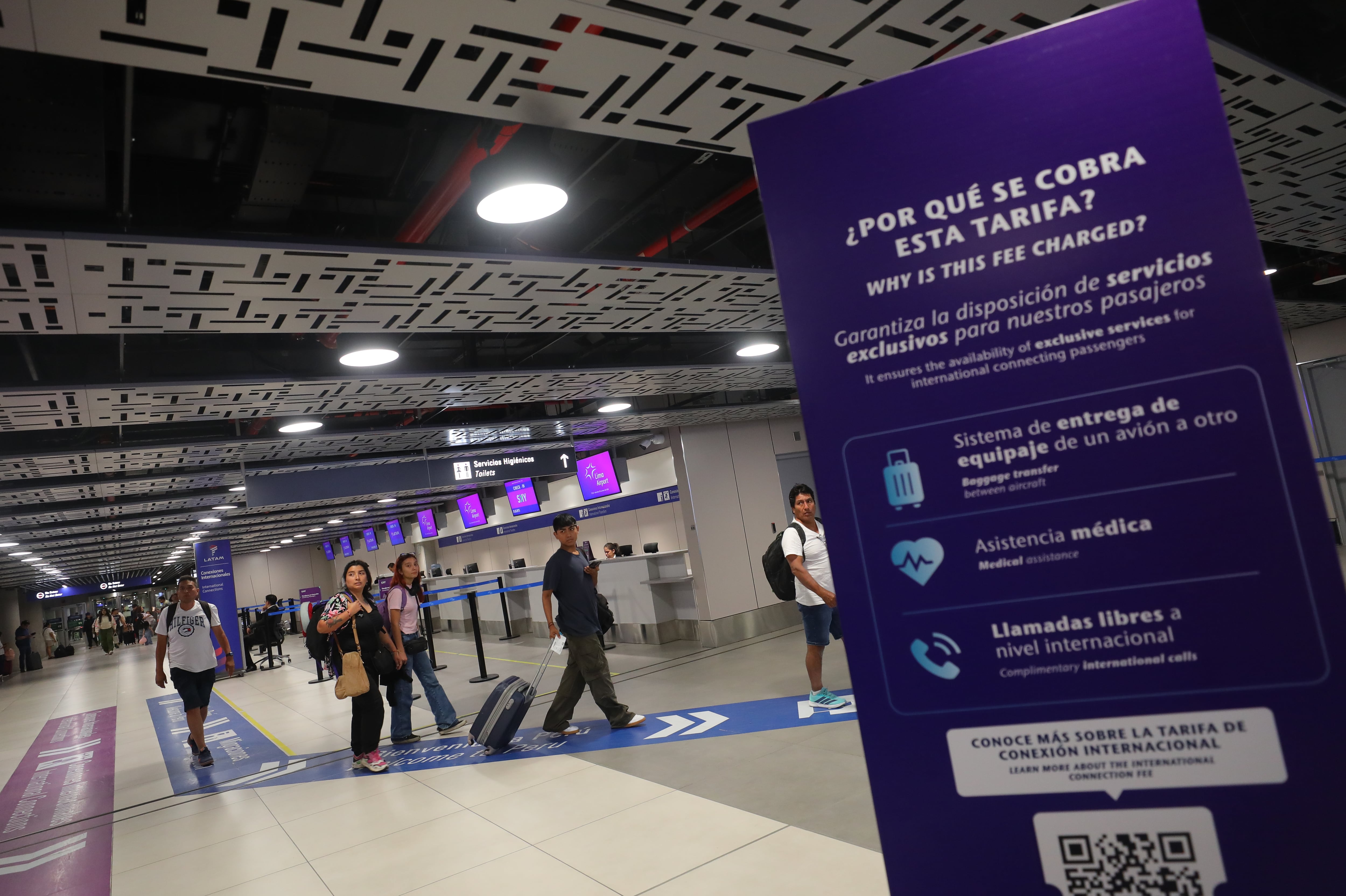 La TUUA de transferencia se aplicará a pasajeros en conexión que utilicen la infraestructura del aeropuerto Jorge Chávez.