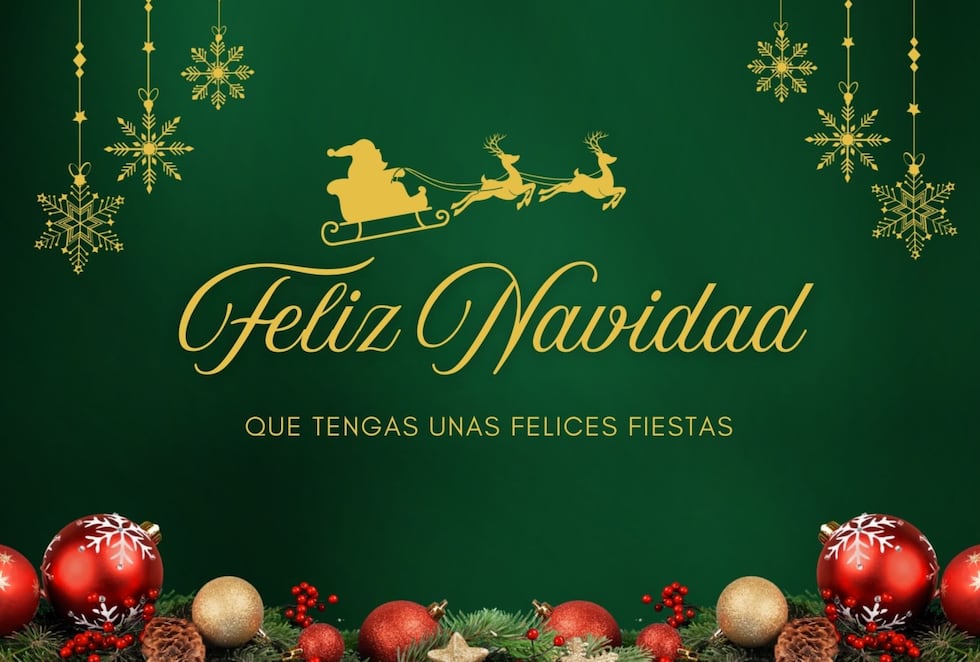 ESTADOS UNIDOS, 25/12/2025.- Que esta Navidad traiga alegría y el Año Nuevo nuevos comienzos. FOTOS DE CANVA.COM