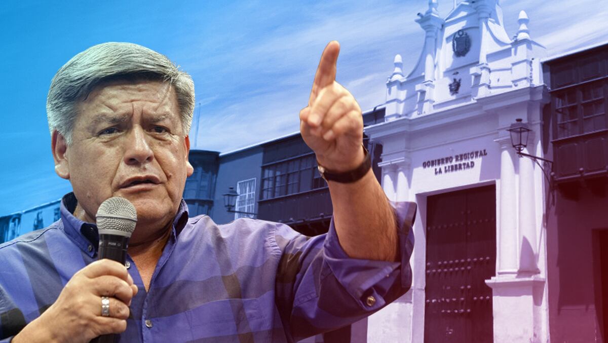 César Acuña renunció al Gore La Libertad para postular a la Presidencia de la República, en medio de la ola de inseguridad que atraviesa su jurisdicción. Composición: Gestión