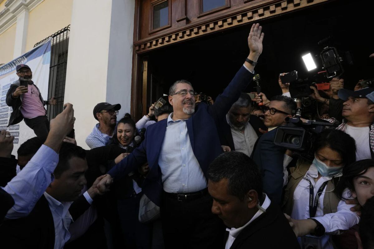 Bernardo Arévalo, candidato presidencial del Movimiento Semilla (Foto: AP)