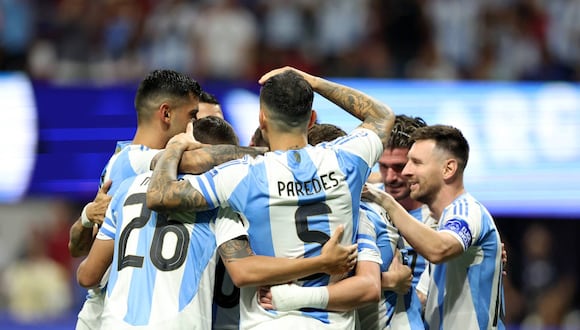 Argentina derrotó por 2-0 a Canadá y es líder del grupo A de la Copa América 2024. (Foto: AFP)