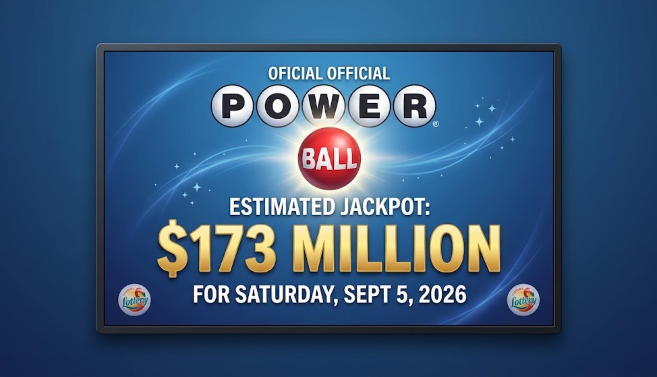 Revisa cuáles son los resultados y números ganadores del Powerball, que se juega este sábado 5 de septiembre de 2026, por un premio mayor de 173 millones de dólares. (Foto: Imagen creada por Gestión Mix utilizando la IA de Gemini)