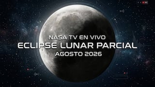 ◉ NASA TV EN VIVO: Cómo ver el eclipse lunar parcial de agosto 2026 por streaming y online