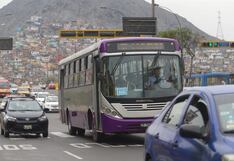Corredor morado usa carriles exclusivos en SJL ahorrando 14 minutos de tiempo