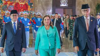 Dina Boluarte llegó a Indonesia para iniciar visita de Estado