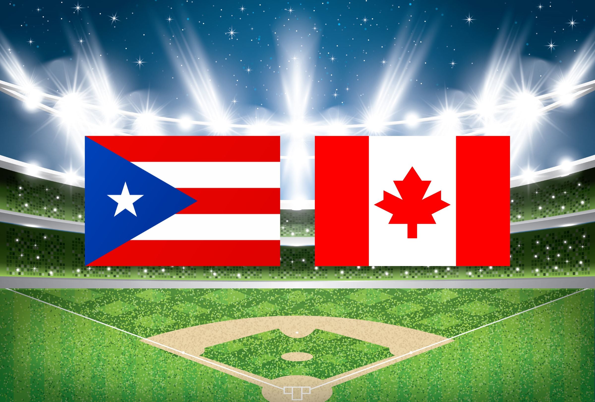 Revisa esta nota para que sepas cómo ver EN VIVO el Puerto Rico vs. Canadá por WAPA Deportes. (Foto: Composición Gestión Mix)