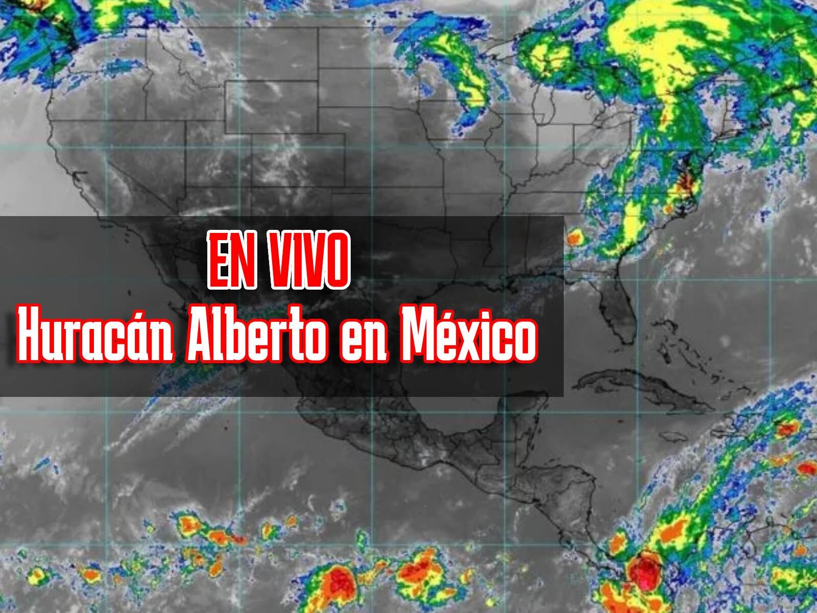 Fecha de llegada, trayectoria del fenómeno meteorológico, estados en riesgo y más detalles del Huracán Alberto 2024 en México (Foto: Google/Composición Mix)