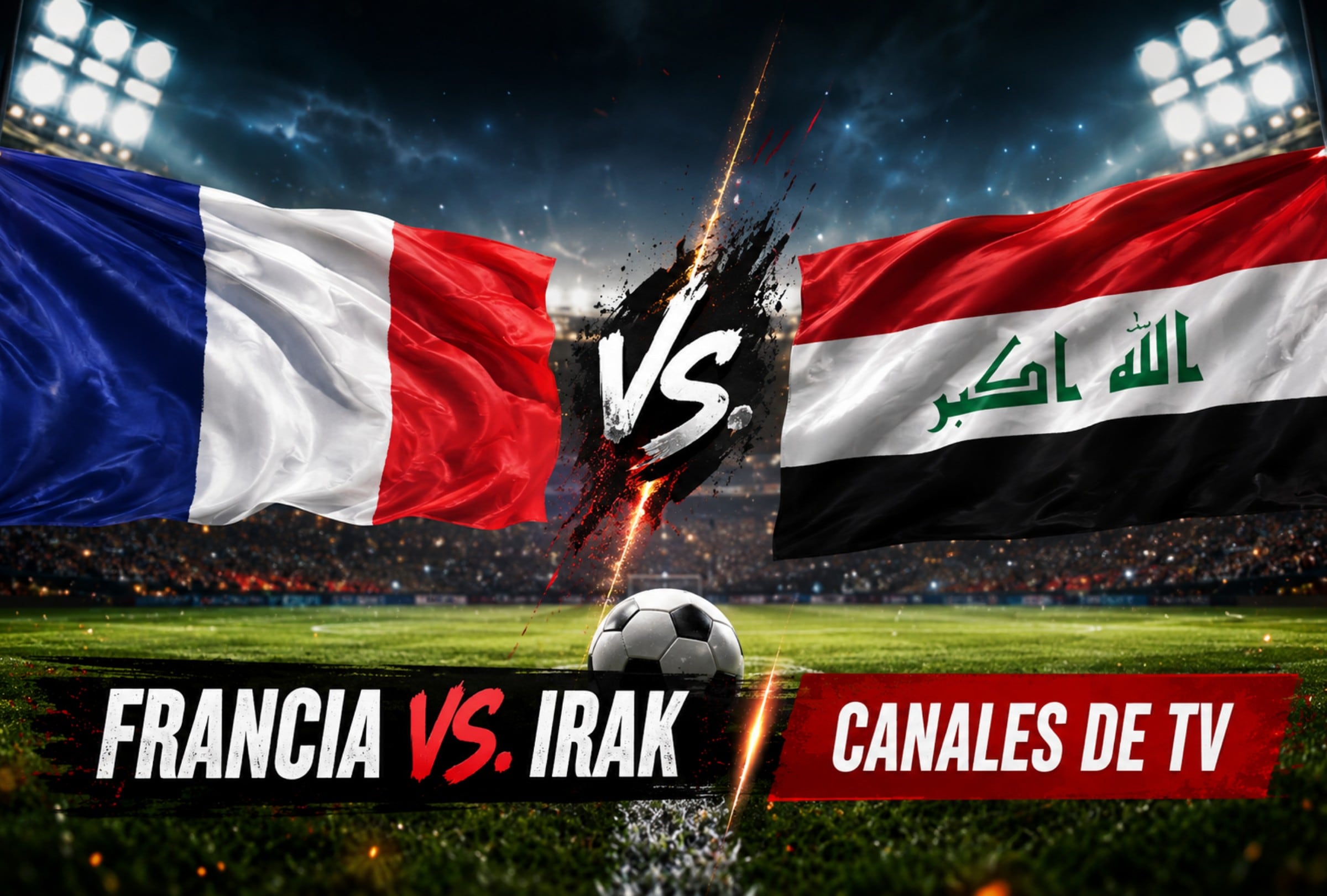 Francia e Irak protagonizan uno de los encuentros más atractivos de la segunda jornada del Grupo I de la Copa Mundial de Fútbol 2026. (Foto: Imagen creada por Depor usando Gemini)