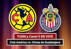 Canal 5 transmitió el empate de América 2-2 con Chivas de Guadalajara en el Clásico Nacional por la Liga MX