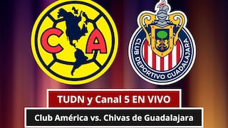 Canal 5 transmitió el empate de América 2-2 con Chivas de Guadalajara en el Clásico Nacional por la Liga MX
