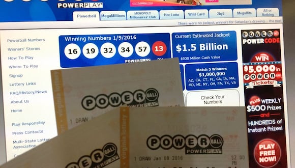 Powerball es la lotería más famosa de Estados Unidos (Foto: AFP)