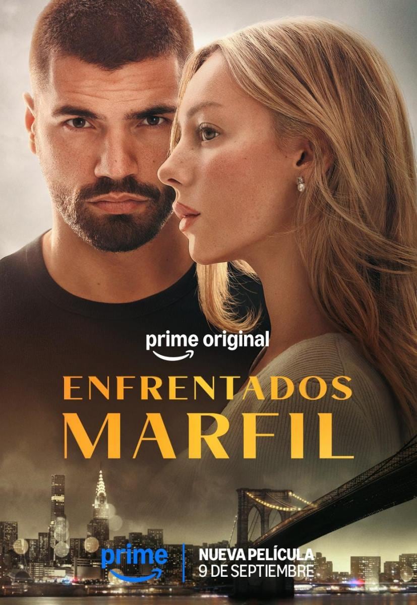 El póster de "Enfrentados: Marfil", película que explora géneros como el suspenso, el drama, la acción y el romance (Foto: Pokeepsie Films / Prime Video)