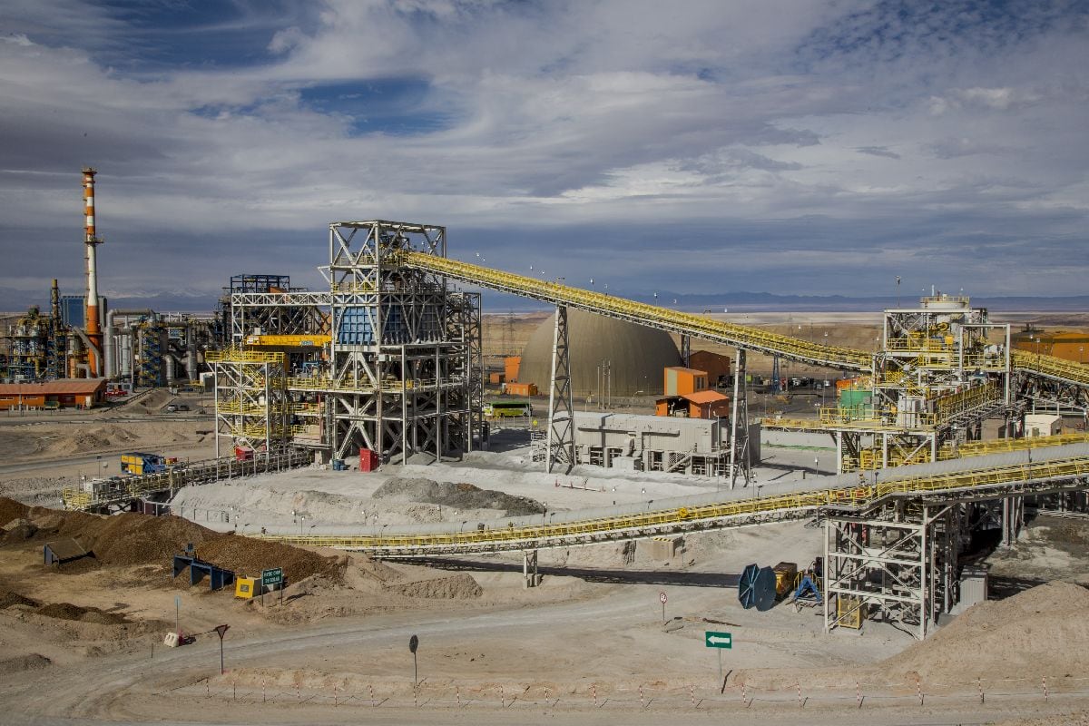 Un complejo minero de Codelco cerca de Calama, Chile.