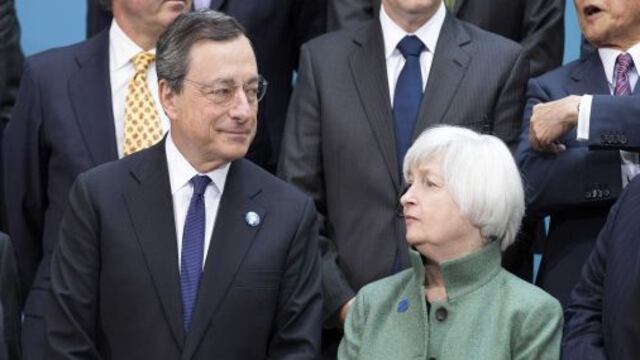 Los discursos de Draghi y Yellen y el juicio político en Brasil son los temas del día