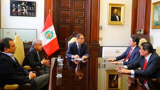 Vizcarra y Salaverry se reunieron para conversar sobre presupuesto público