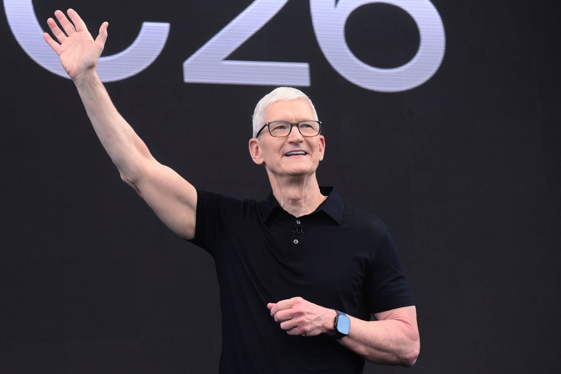 El director ejecutivo de Apple, Tim Cook. (Foto AP/Noah Berger)