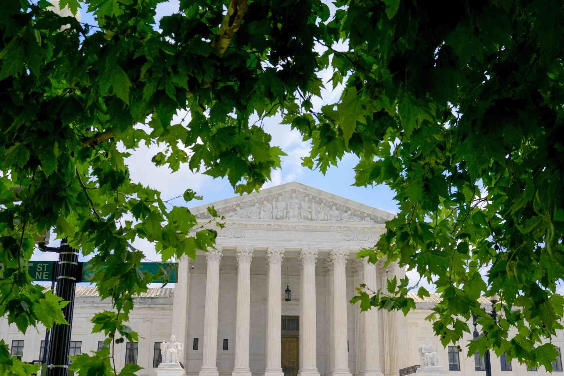 La sede de la Corte Suprema de Estados Unidos en Washington el 29 de junio del 2026. (AP foto/Mariam Zuhaib)