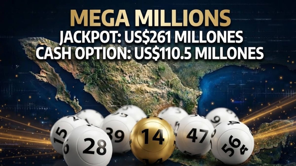 Números ganadores del Mega Millions: mira los resultados del sorteo jackpot del martes 22 de septiembre 2026 con premio mayor de 261 millones de dólares