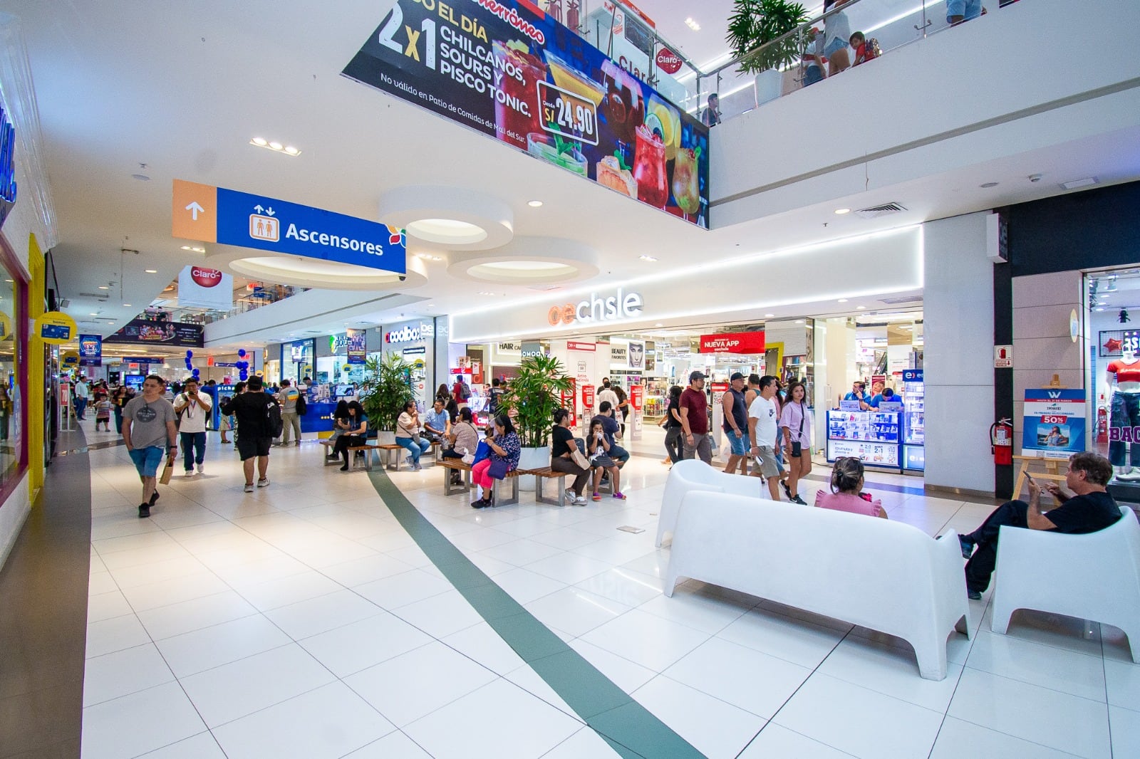 Plaza Norte habilita su tercer nivel para incorporar un nuevo espacio de entretenimiento liderado por Happyland, cuya apertura está prevista para octubre y demandará una inversión de entre S/ 3.5 millones y S/ 4 millones. Foto: Corporación E. Wong