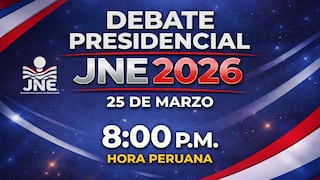 ▷ ¿En qué canal TV transmiten debate presidencial del JNE 2026 EN VIVO hoy, 25 de marzo, por TV abierta y Online? Dónde ver y Streaming