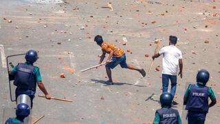 Cerca de un centenar de muertos durante protestas estudiantiles en Bangladés