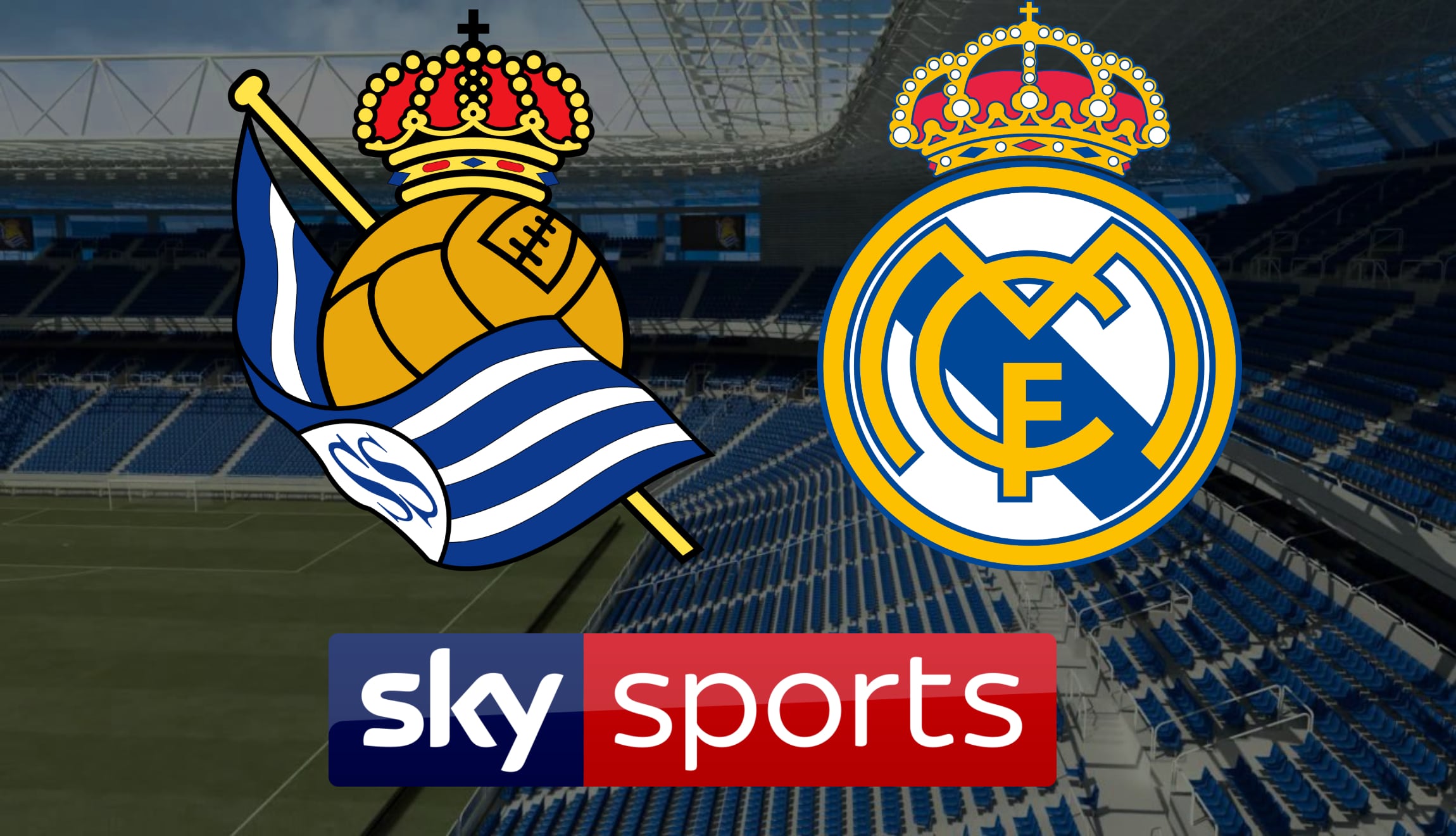 Señal de transmisión de Sky Sports HD desde México para ver el juego del Real Madrid vs. Real Sociedad este miércoles 16 de febrero. (Foto: Composición Mix)