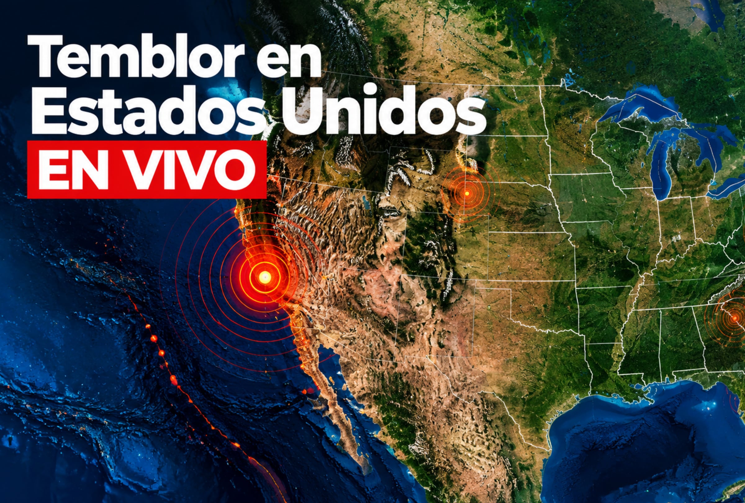 Sigue el reporte oficial del Servicio Geológico de Estados Unidos (USGS, por sus siglas en inglés) sobre los últimos temblores registrados en EE.UU. hoy. (Imagen creada por la IA de ChatGPT).