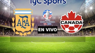 TyC Sports transmitió el partido Argentina 2-0 Canadá (20/06/2024)
