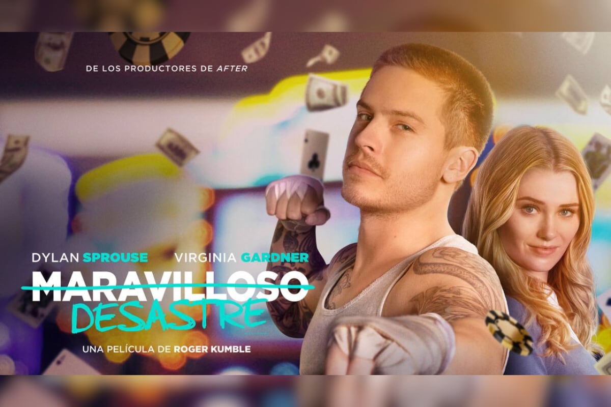 Dylan Sprouse y Virginia Gardner son los protagonistas de la película "Maravilloso Desastre" (Foto: Amazon Prime Video)