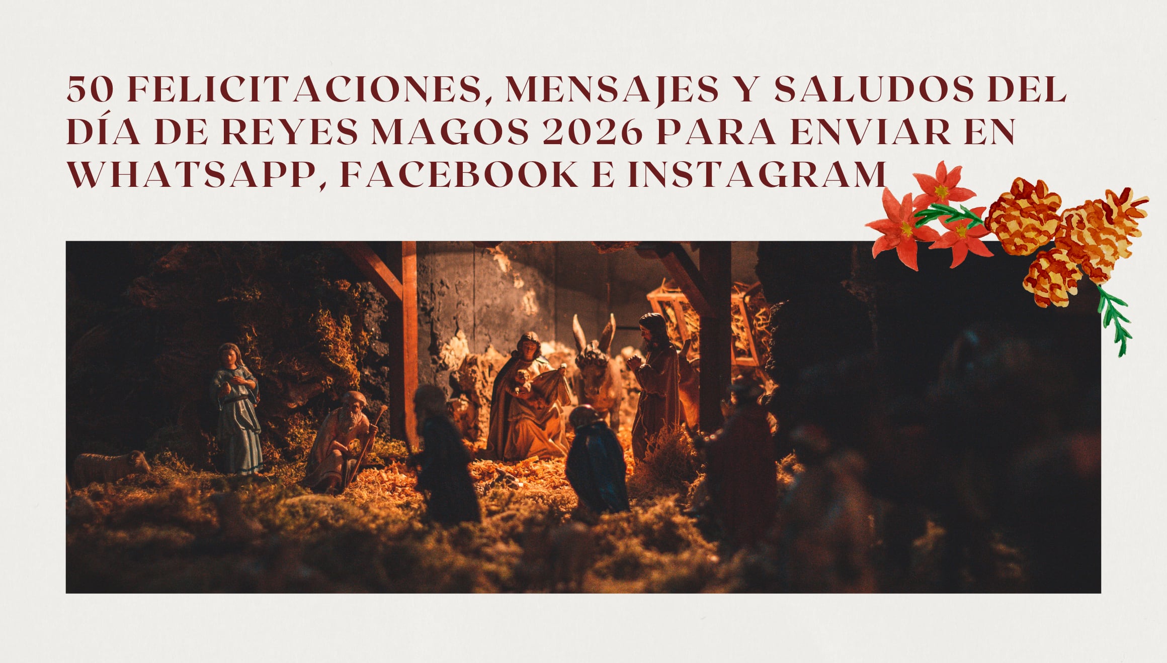 ¡Dale un toque mágico a tu muro! Encuentra mensajes y saludos de Reyes Magos perfectos para Facebook e Instagram. Celebra la tradición de la Rosca de Reyes con frases originales que tus amigos querrán compartir. | Crédito: canva.com / Composición Gestión Mix
