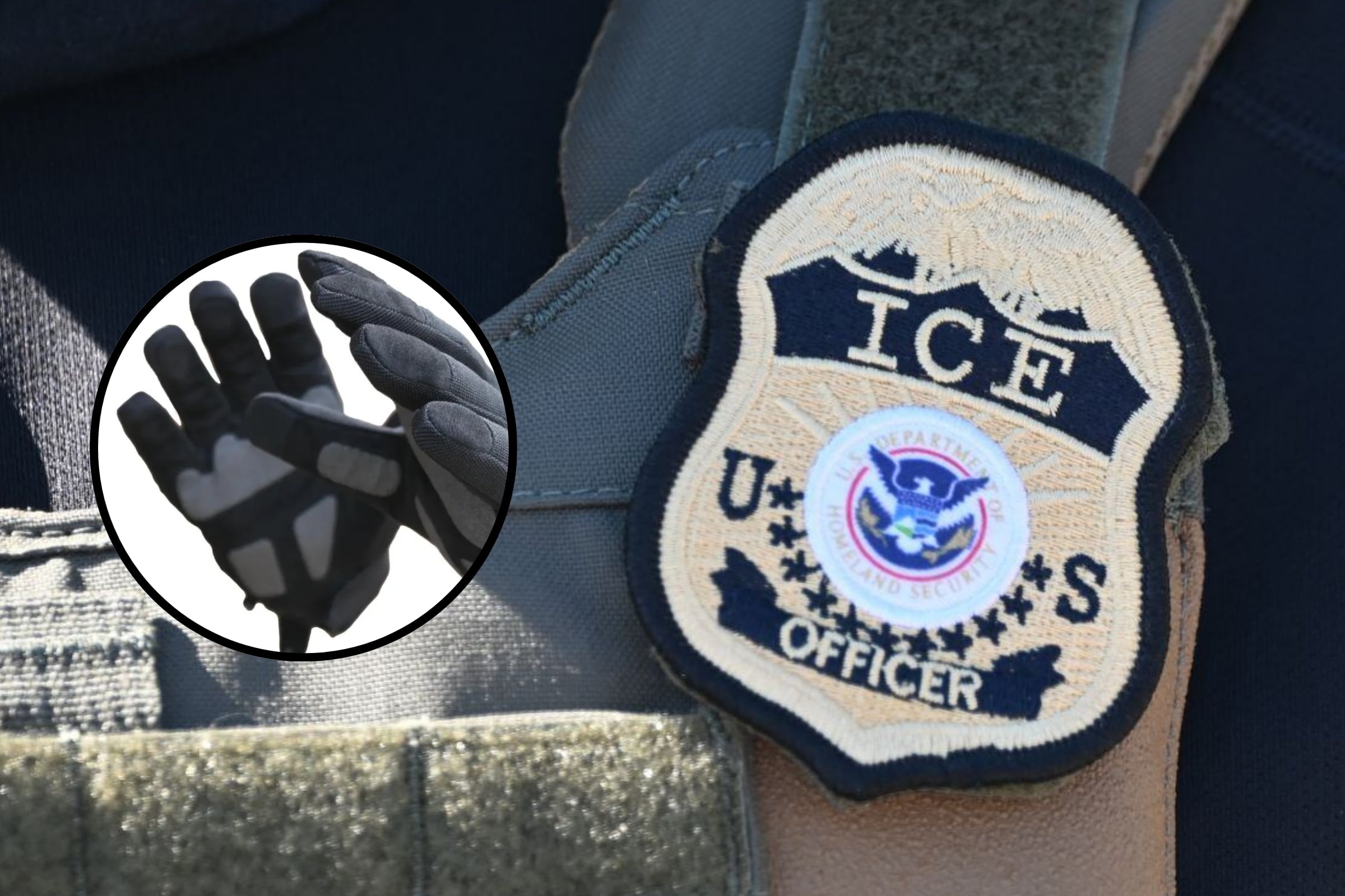 A corto plazo, los agentes de ICE usarán estos guantes en sus operativos migratorios. (Crédito: Jacek Boczarski / Anadolu vía AFP/Compliant Technologies)