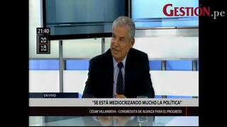 César Villanueva: “Nos engañó el presidente”