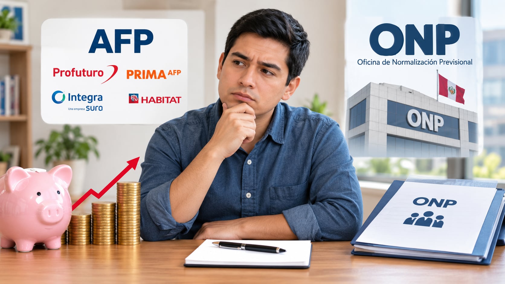 Antes de fin de año se implementaría la pensión mínima en las AFP. Imagen: ChatGPT.