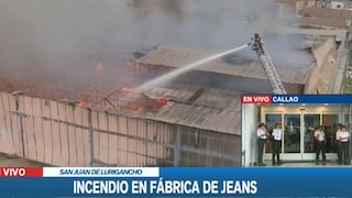 Incendio en fábrica de jeans en SJL: Sunafil anuncia investigación sobre las causas