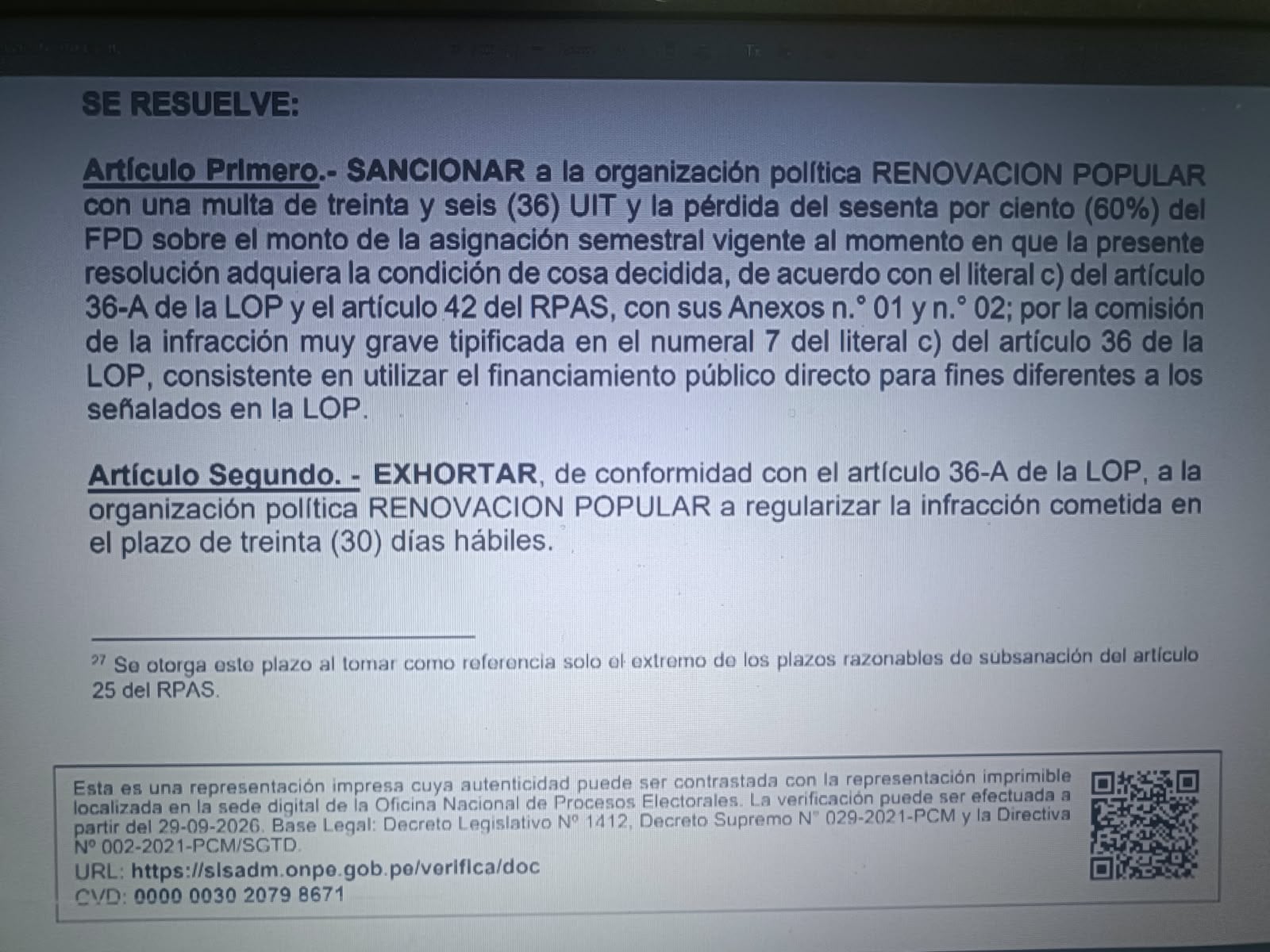 Fuente: Canal N.