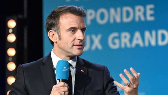 El presidente de Francia, Emmanuel Macron. (Foto de Bertrand GUAY / AFP)