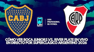 ¿Cómo ver Boca Juniors vs. River Plate EN VIVO EN DIRECTO por Superclásico Argentino 2026? Horarios y canales TV online gratis