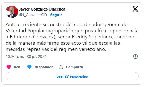 Comunicado de Cancillería.