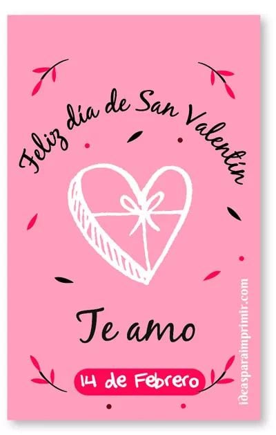 Envíale a tu novia una de estas 30 tarjetas llenas de mensajes de amor, para celebrar este 14 de febrero un Feliz San Valentín 2026. (Foto: Pinterest)