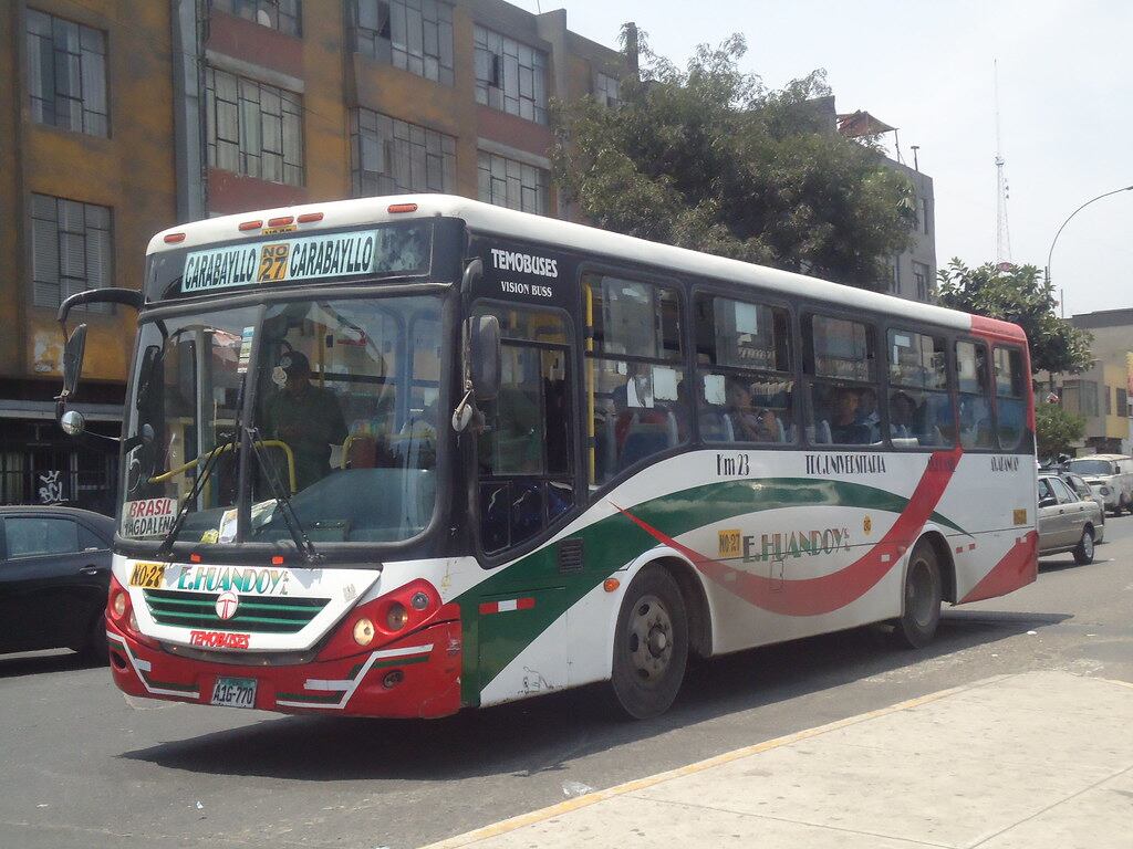 Empresa de transporte Huandoy suspende servicios por casos de extorsión. Foto: Andina