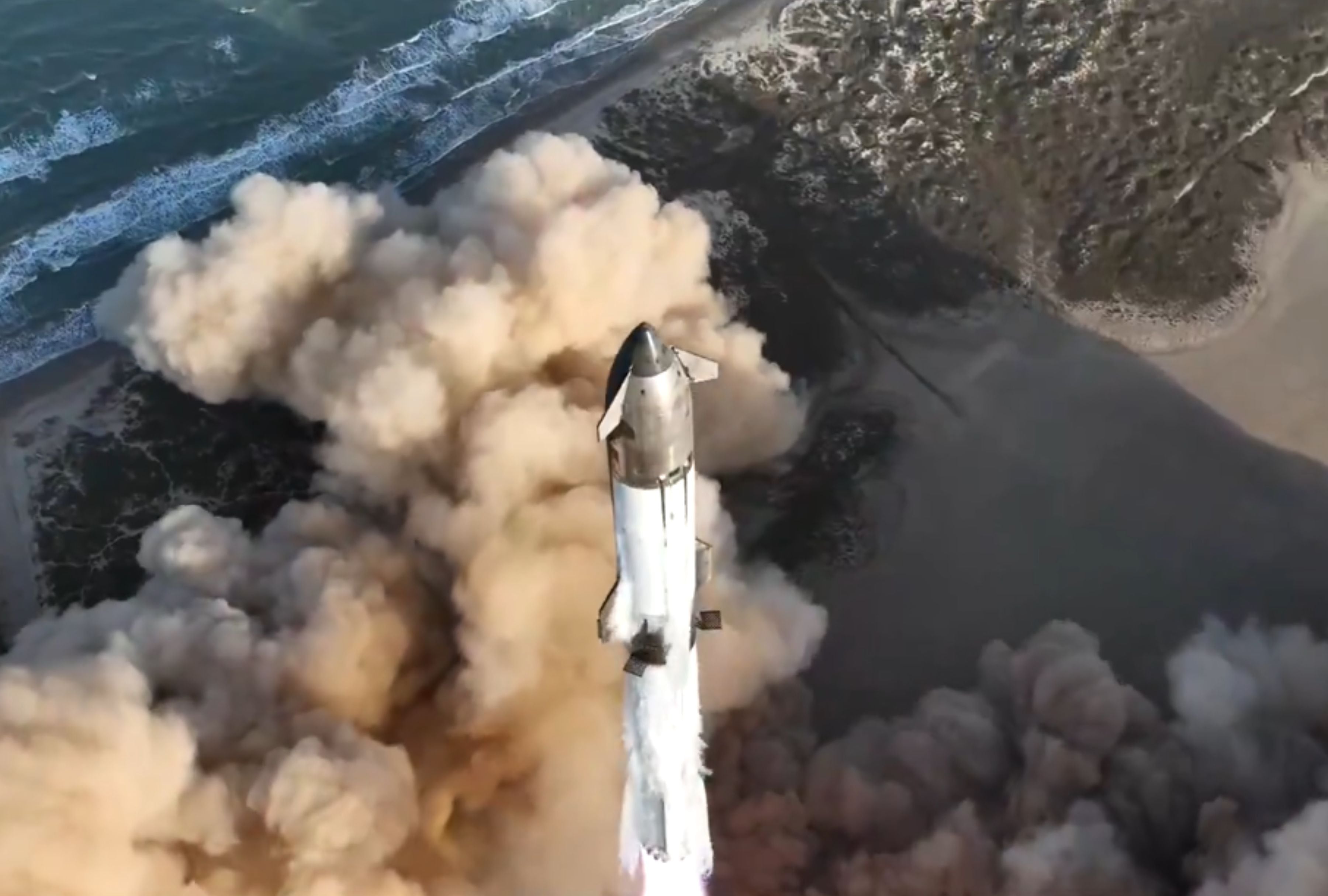 Lanzamiento de Starship de SpaceX. (Foto: SpaceX)