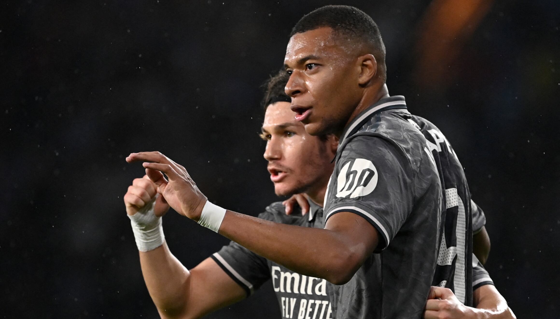 Real Madrid derrotó a Celta en la Jornada 10 de LaLiga de España 2024-25 con Vinicius y Mbappé como figuras. (Foto: AFP)