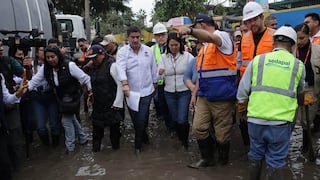 Gobierno anuncia reestructuración de Sedapal tras inundaciones en Lima Sur